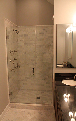 Green Building Remodeled Bathroom